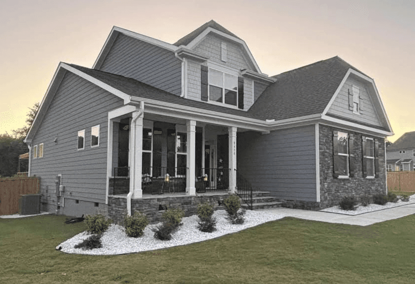 Gray craftsman-style two-story home in Wake County NC — buyer home inspection by Sierra Delta Gray craftsman-style two-story home in Wake County NC — buyer home inspection by Sierra Delta